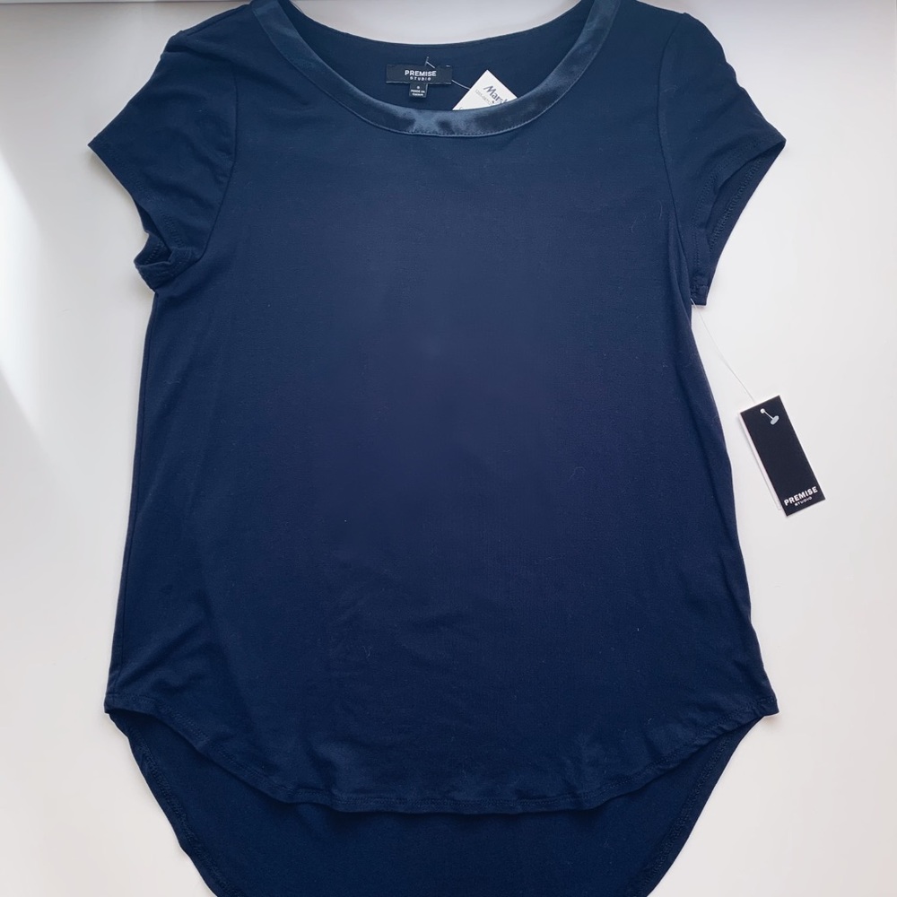 Silk Trim Tee